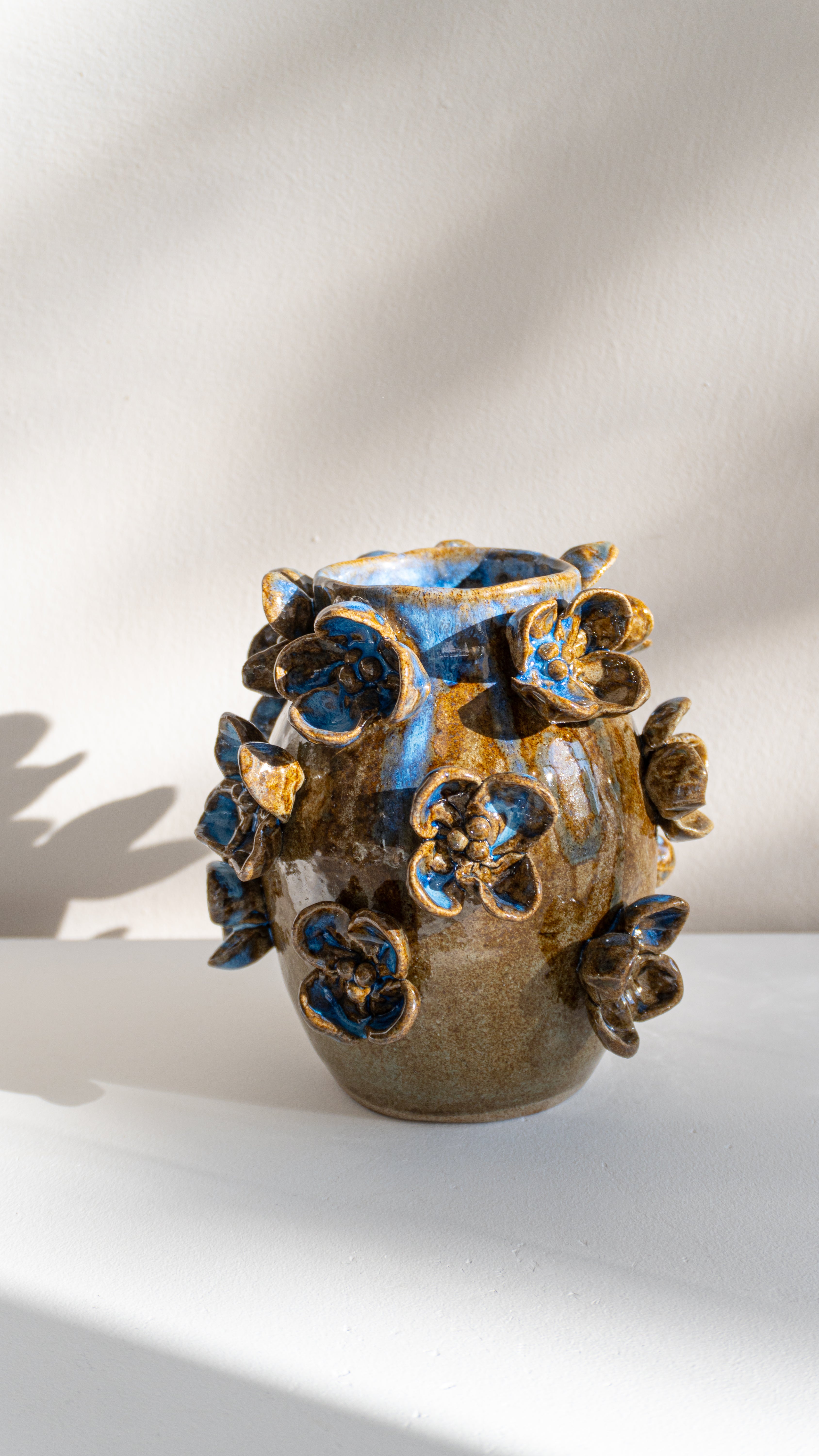 Handmade Ceramic Vase, 25 cm -  Unique Gift